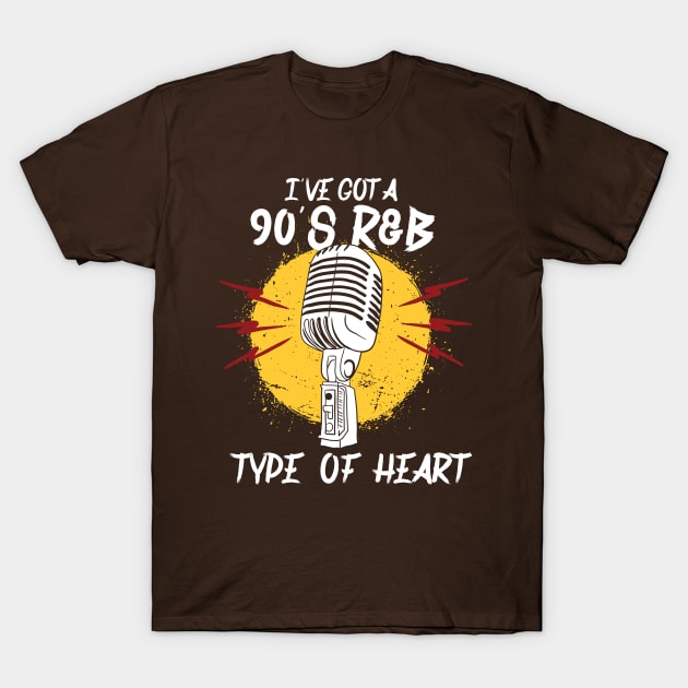 I've got a 90's R&B Type of Heart T-Shirt by Shirtbubble
